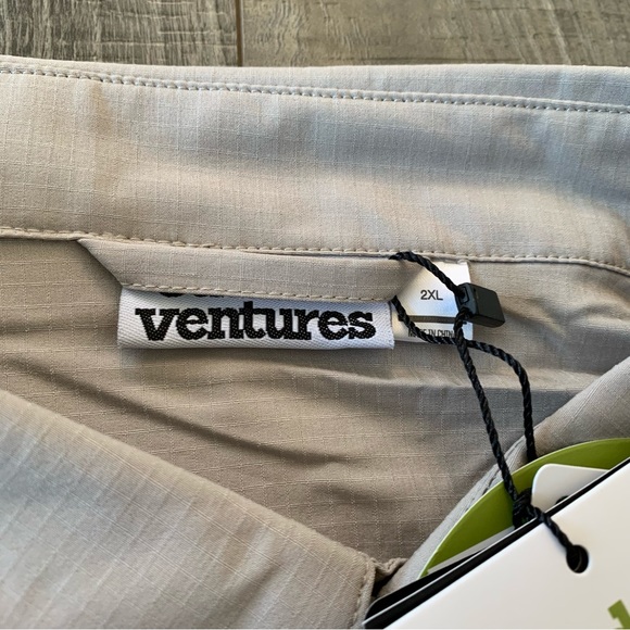 NWT Outdoor Ventures Long Sleeve Hiking Shirts 
UV Protection
Men’s 2XL 
Khaki - Picture 6 of 8